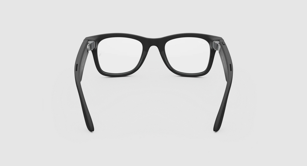 Ray-ban X Meta Wayfarer Large – Matte Black / Clear